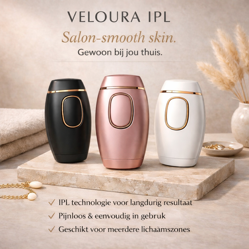 Veloura IPL – Pijnloze Permanente ontharing voor zijdezachte Huid