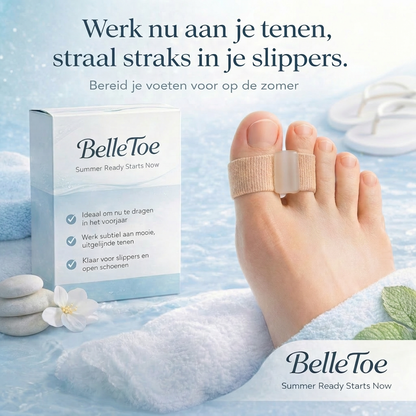 BelleToe – Voor perfecte tenen in slippers & open schoenen
