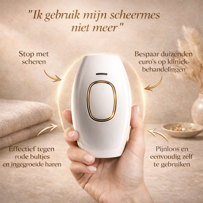 Veloura IPL – Pijnloze Permanente ontharing voor zijdezachte Huid