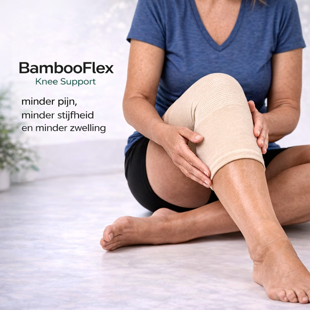 BambooFlex Knee Support - Natuurlijke pijnverlichting voor pijnlijke knieën