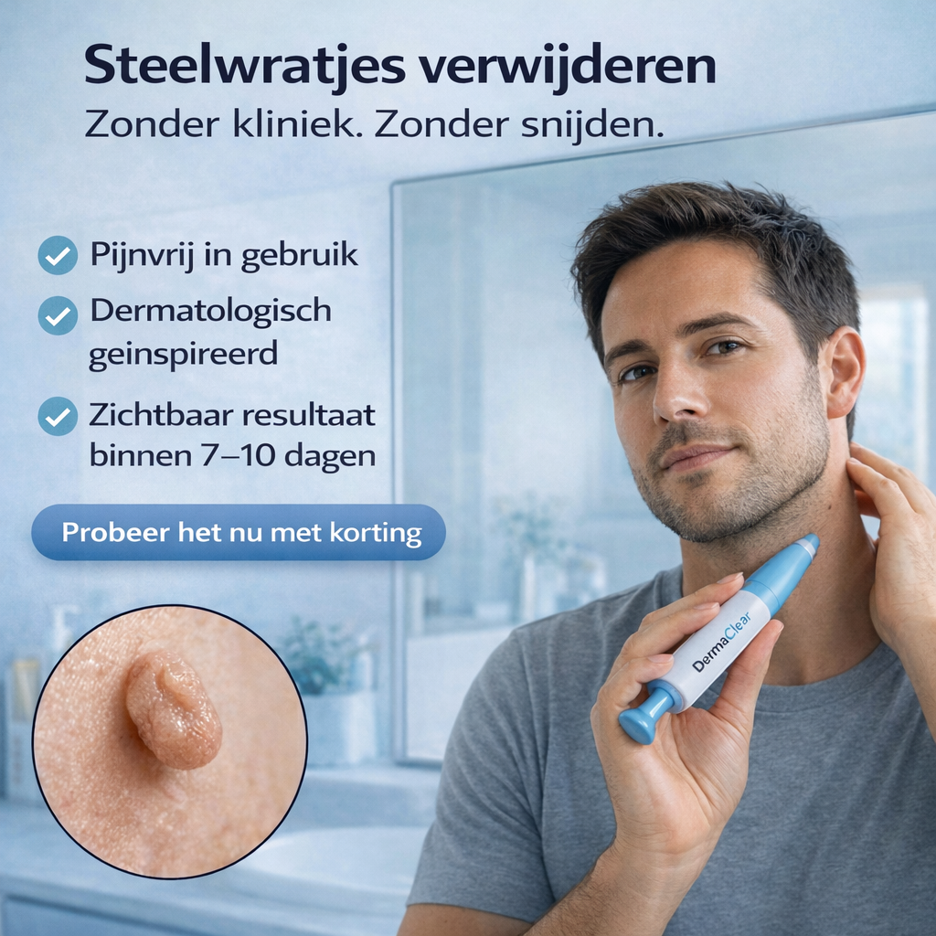 DermaClear – Pijnloze steelwratjes verwijderaar