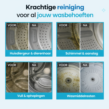 FreshFlow - Wasmachine reinigingstabletten