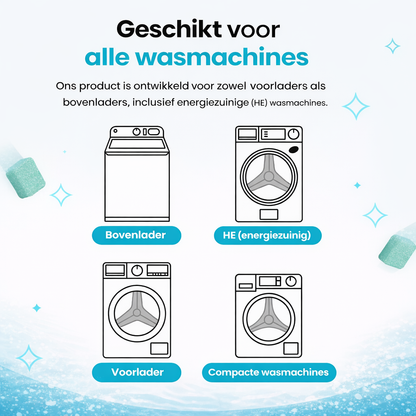 FreshFlow - Wasmachine reinigingstabletten