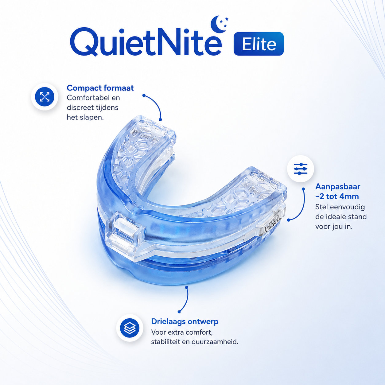 QuietNite Elite - Anti snurkbeugel