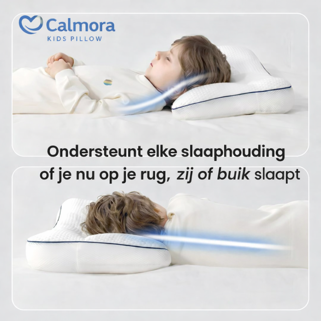 Calmora Kids Pillow – Ergonomisch kussen voor een gezonde nachtrust