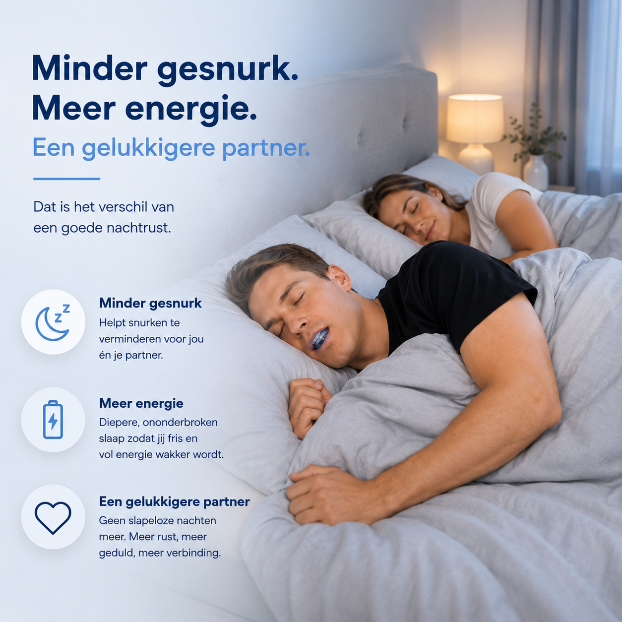 QuietNite Elite - Anti snurkbeugel