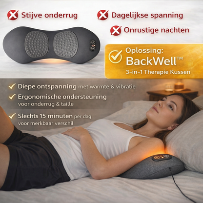 BackWell 3-in-1 therapie kussen