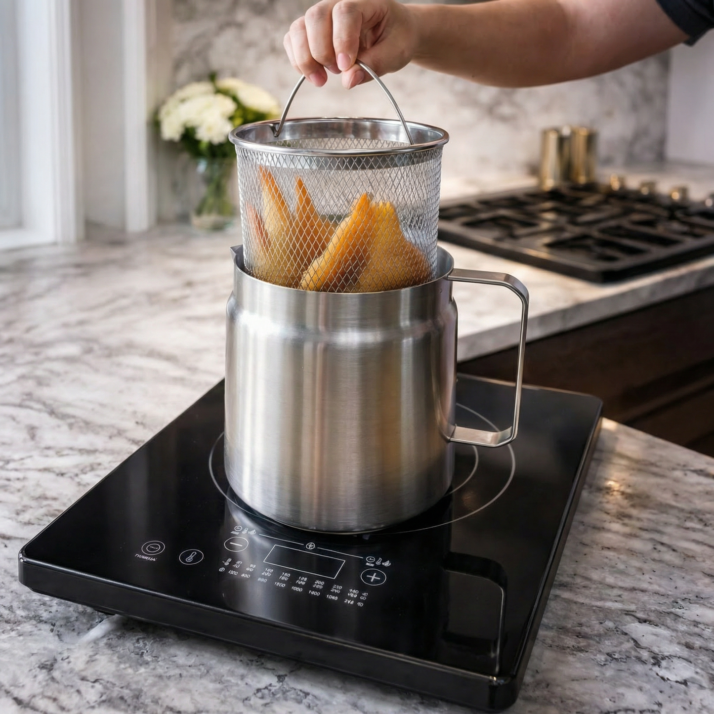 FryMaster – RVS inductie/gas frituurpan 2L
