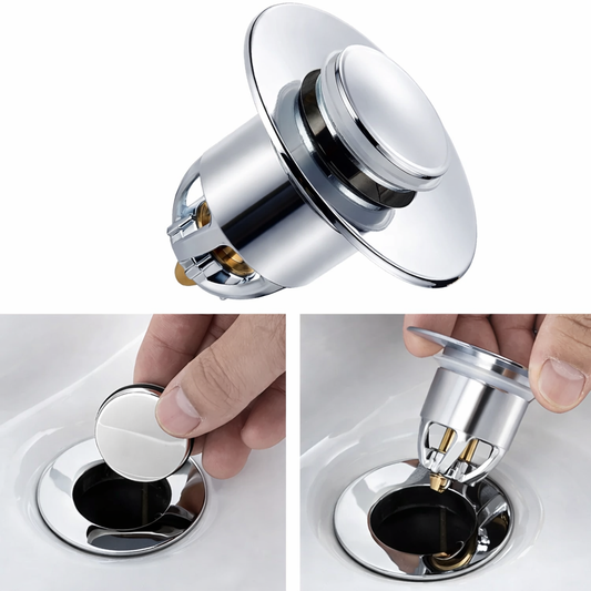 PureDrain pop-up stopper voor wastafel & badkamer
